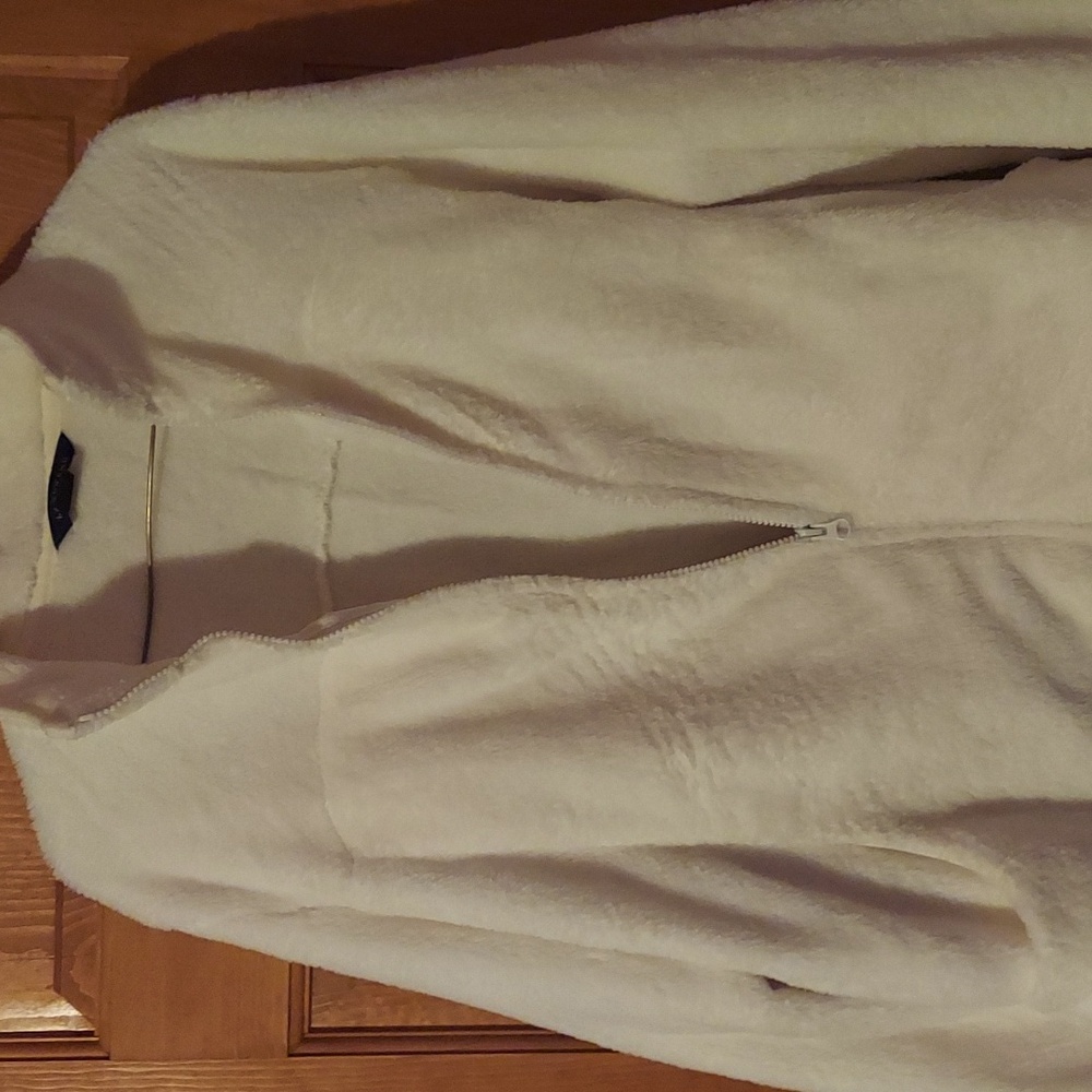 Ladies Lands End zip up fleece